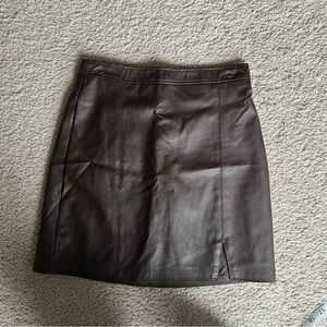 Abercrombie and Fitch Vegan Leather mini skirt